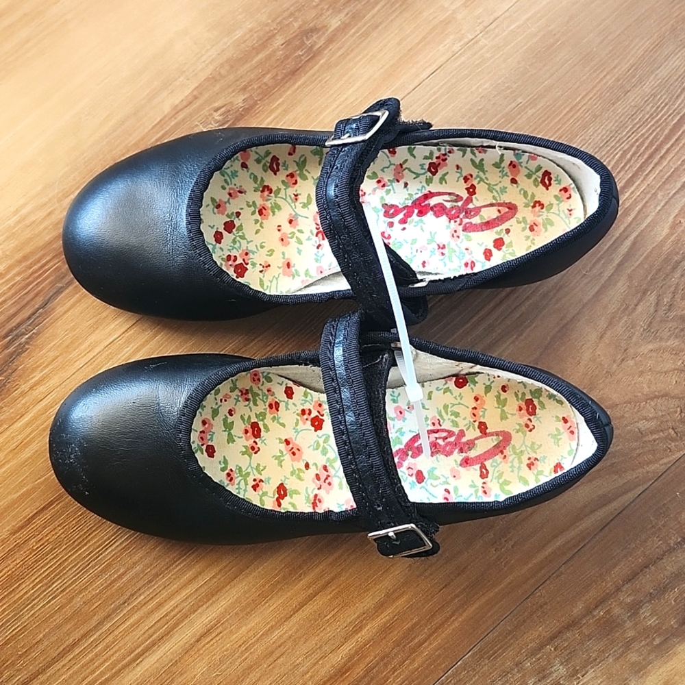 Capezio Girls Tap Shoes 12.5